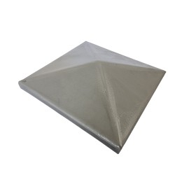 Chapeau couvre poteau acier pyramidal 60x60